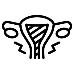 자궁 질환 아이콘