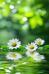 Nature's beauty enhancing a serene meditative moment.