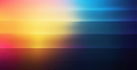 Colorful abstract gradient blending shades of blue, yellow, pink, and purple in a smooth transition across the canvas, created by ai generated