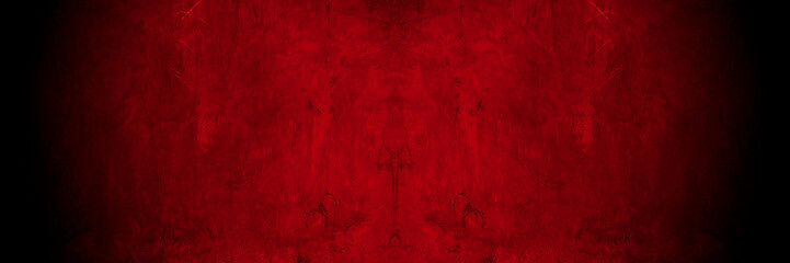 Old wall texture cement black red  background abstract dark color design are light with white gradient background.