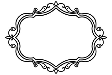 Luxurious Gold Baroque Frame Vector for Royal-Themed Designs

