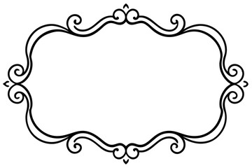 Luxurious Gold Baroque Frame Vector for Royal-Themed Designs

