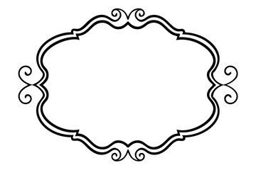 Luxurious Gold Baroque Frame Vector for Royal-Themed Designs

