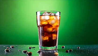 glass of coffee with ice