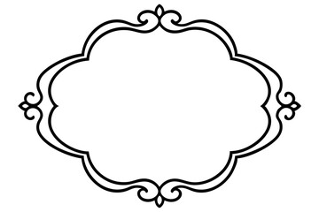 Luxurious Gold Baroque Frame Vector for Royal-Themed Designs

