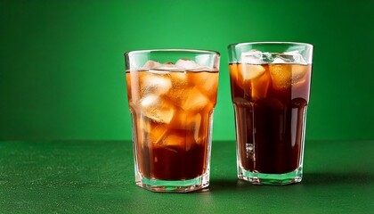 glass of coffee with ice