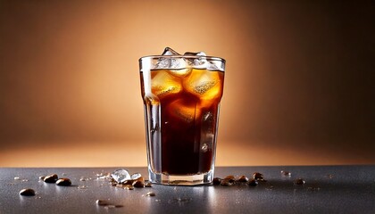 glass of coffee with ice