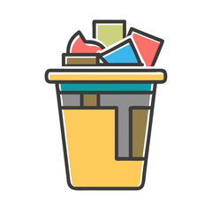 Bin Icon Vector Illustration