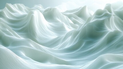 Obraz premium Abstract Mountain Landscape, Soft Light