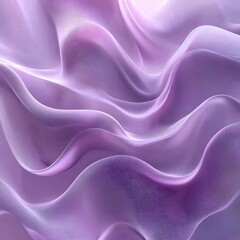 Obraz premium Abstract Purple Fabric Waves, Soft Draped Textile Texture