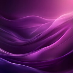 Obraz premium Abstract Purple Waves Digital Art Background Design