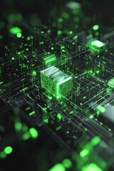 Sustainability visualized in green technology advancements.
