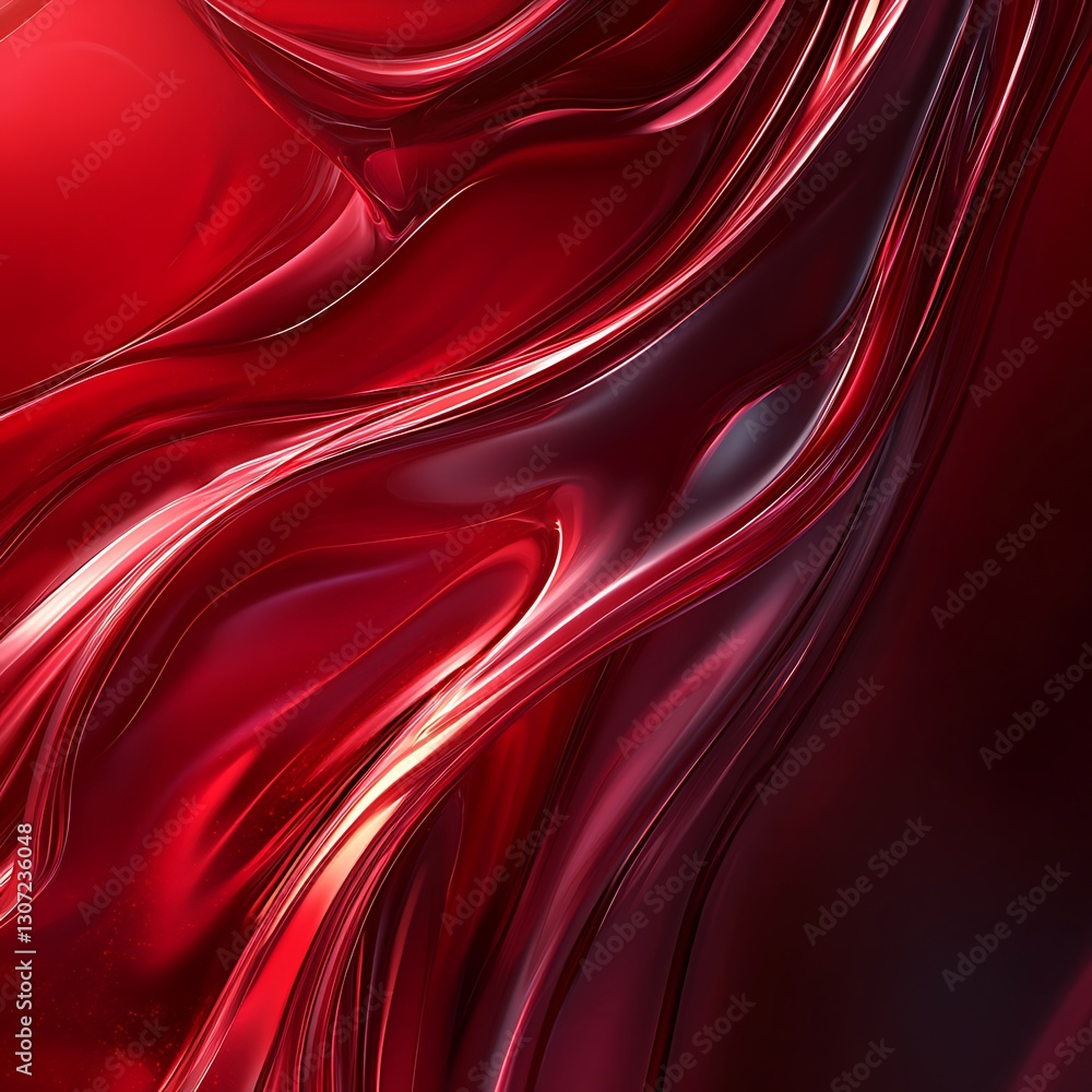 Poster abstract red fluid swirl design texture background