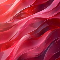 Obraz premium Abstract Red Fluid Dynamic Swirls Background