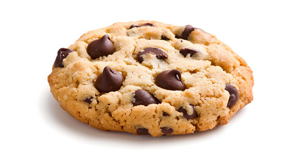 Delectable Chocolate Chip Cookie with Crisp Golden Texture and Irresistible Appeal
