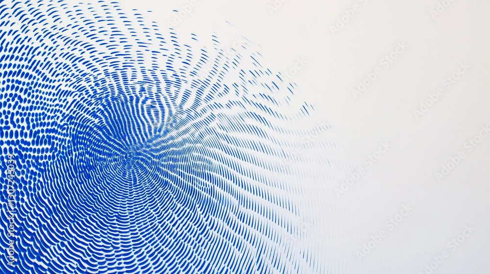 Poster abstract blue dotted swirl pattern design background texture art dots wave dark style curve white