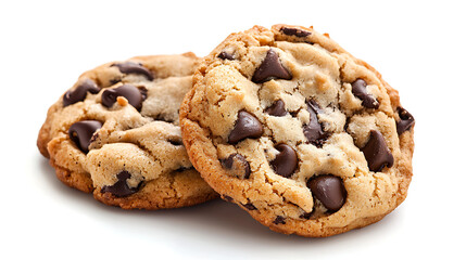 Freshly Baked Chocolate Chip Cookies with Crispy Edges and Gooey Center