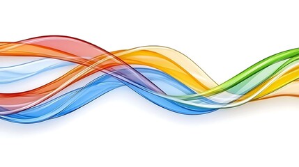 Abstract Colorful Waves Vibrant Swirling Design Flowing Lines Dynamic Background