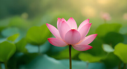 Fototapeta premium lotus flower in the pond