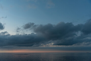 Beautiful photo of the sea and sky