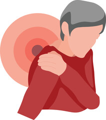 Frozen shoulder involves stiffness and pain in the shoulder joint