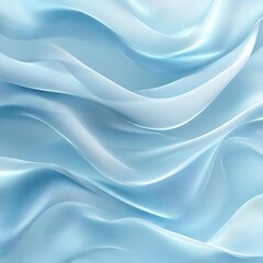 Obraz premium Serene Light Blue Fabric Drape Abstract Design