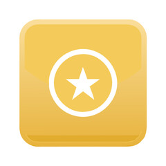 Yellow award star icon