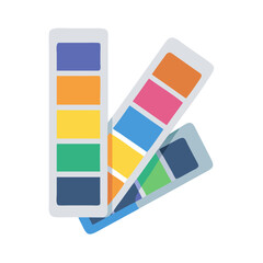 Color Palette Icon Vector Illustration