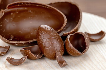 Uova di pasqua di cioccolato