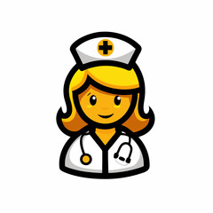 Cheerful nurse with stethoscope