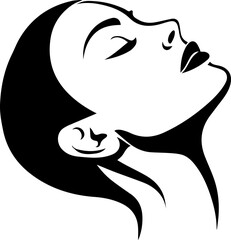 Beauty care logo vector design for salon and spa clinic
