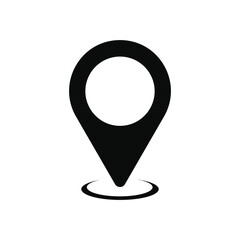 Location Icon GPS Navigation Pinpoint Map Pointer Tracking Direction Route Destination Placemark Global Positioning System
