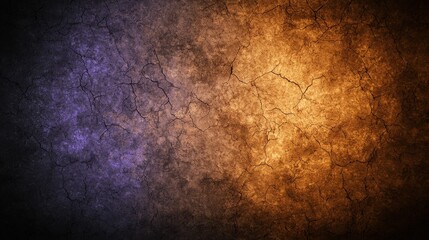 Textured Background with Cracks in Earthy Tones of Purple and Orange Ideal for Creative Design and Artistic Projects in Fashion, Architecture, and Media
