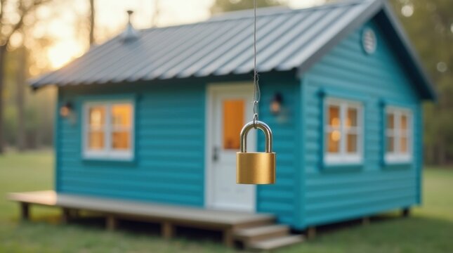 Tiny house toy marketing sale secure your finances with affordable home options in nature's embrace