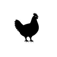 A black chicken icon