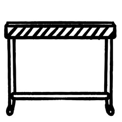 vector illustration of a wooden chair
