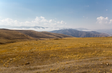 View of the mountains in Armenia