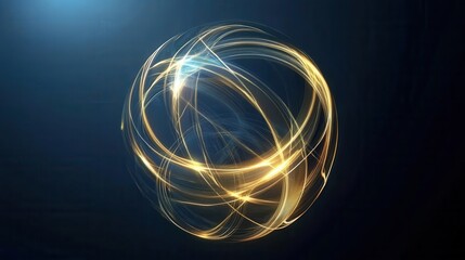 Modern abstract background featuring a globe with glowing lines representing international connections and futuristic design elements Generative AI