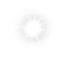 Png Light with Sun Glare. Overlay sun, Sunrays, and Glare in PNG Format. Gold Flare and Glare. PNG sun isolated on transparent background. Stock royalty free.	