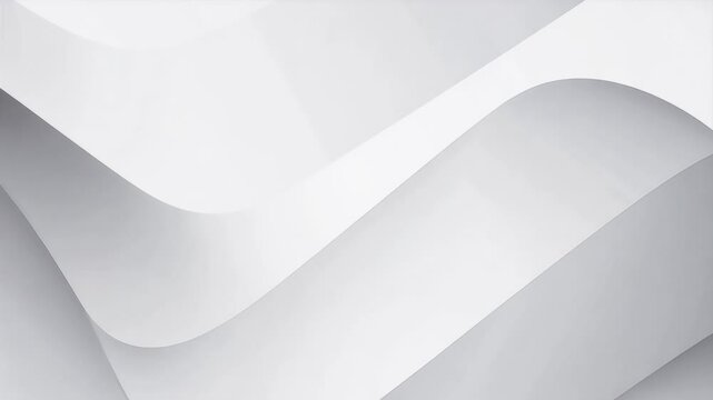 modern minimalist looping animation displaying smooth white gray geometric stripes motion creating sleek sophisticated abstract background