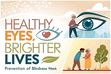 Prevention of Blindness Week, Prevention of Blindness Week Banner,  Poster, banner, post,
