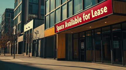 Commercial Real Estate: Space Available for Lease in Modern Urban Setting