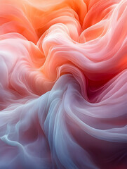 Obraz premium Abstract swirling pastel fabric texture.