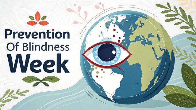 Prevention of Blindness Week,  Poster, banner, post, story 
