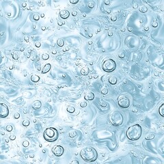 Seamless textured glass pattern with bubbles and ripples for modern interiors