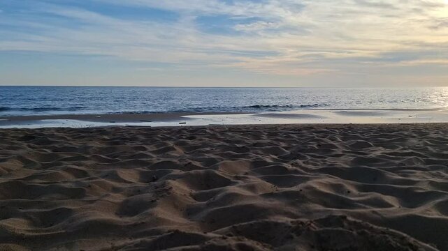 Clam waves at Calblanque Beach