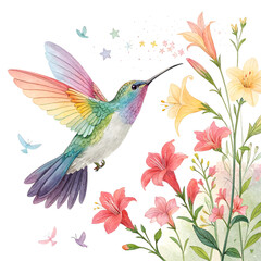 Obraz premium vector illustration of a bird