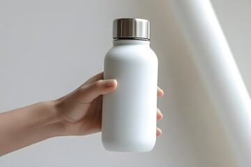 hand holding bottle