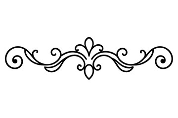 "Victorian Style Baroque Element for Architectural Design - Vector Illustration"


