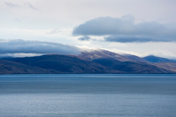 View of Lake Sevan in Armenia